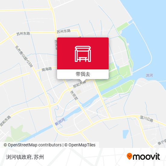 浏河镇政府地图