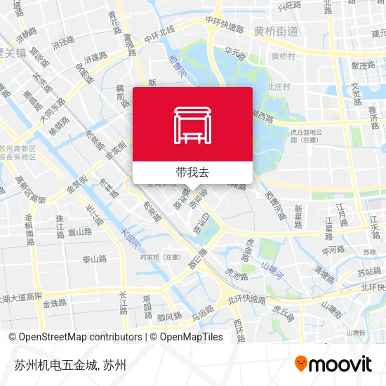 苏州机电五金城地图