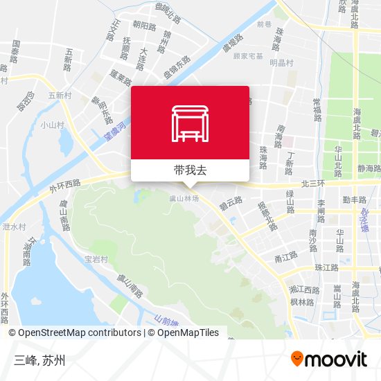 三峰地图