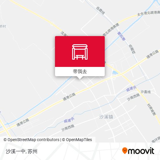 沙溪一中地图