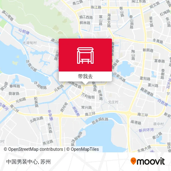 中国男装中心地图