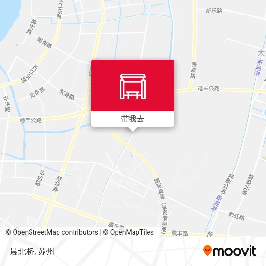 晨北桥地图