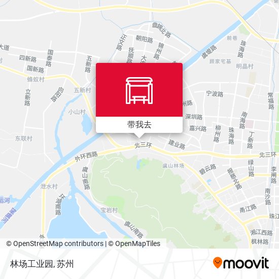 林场工业园地图