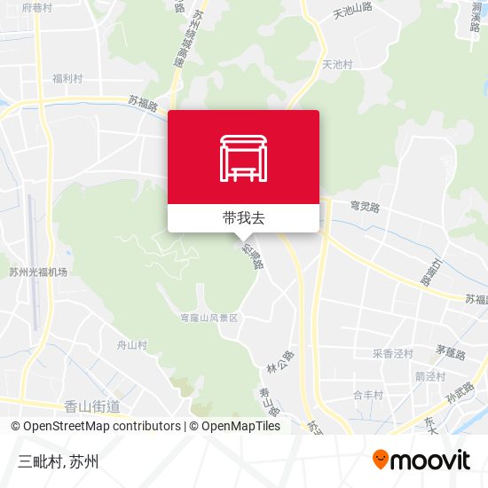 三毗村地图