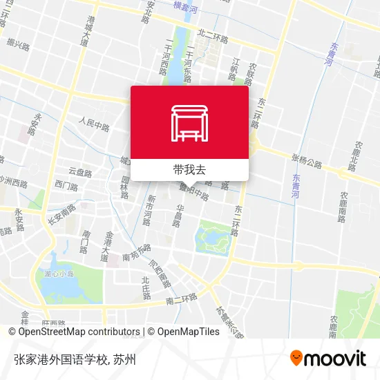 张家港外国语学校地图