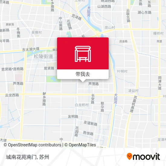 城南花苑南门地图