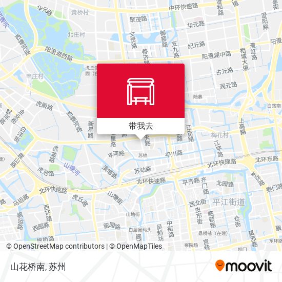 山花桥南地图