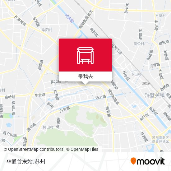 华通首末站地图