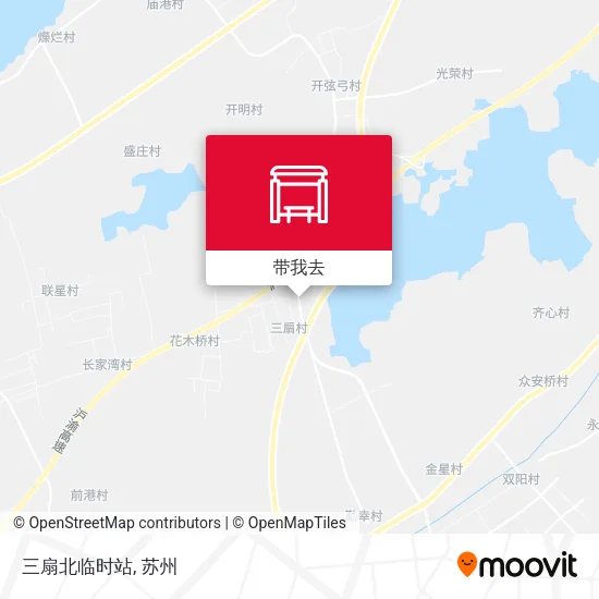 三扇北临时站地图