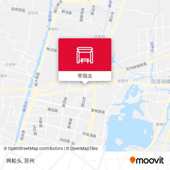 网船头地图