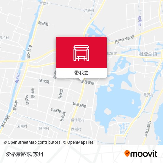 爱格豪路东地图