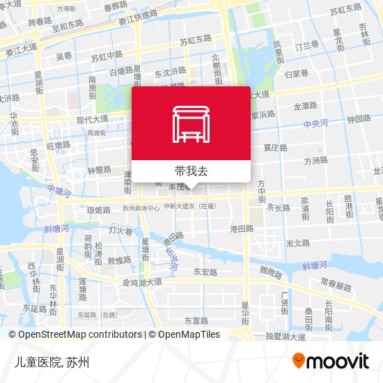儿童医院地图