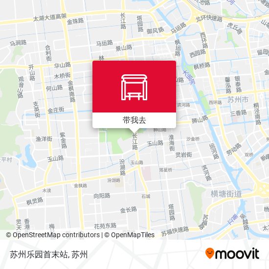 苏州乐园首末站地图