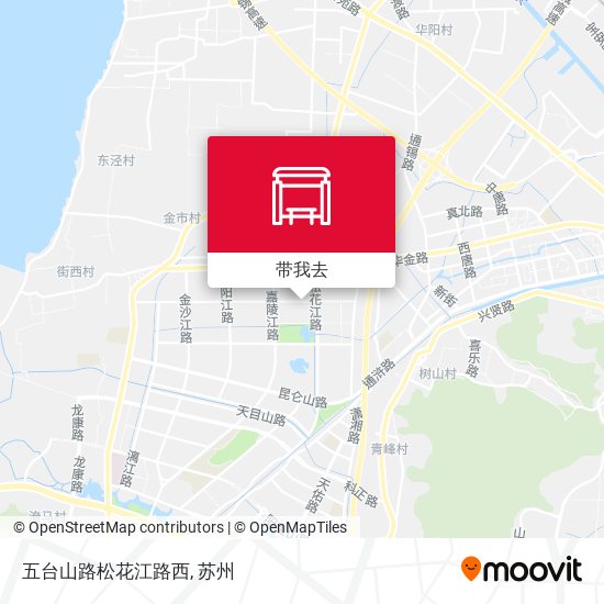 五台山路松花江路西地图