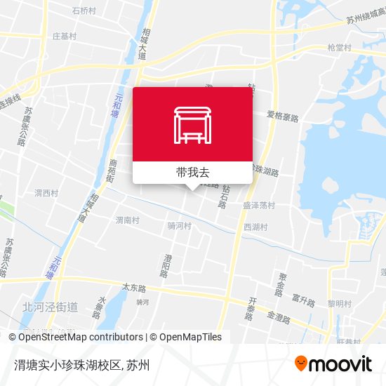渭塘实小珍珠湖校区地图