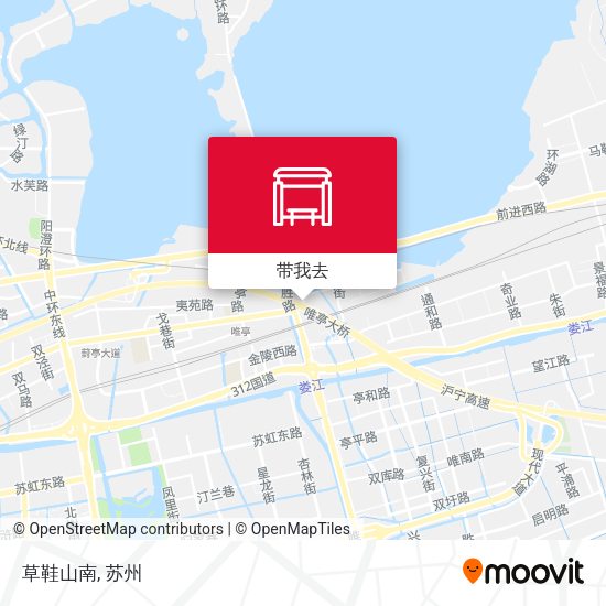 草鞋山南地图