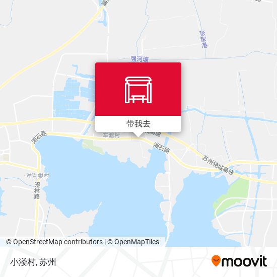 小溇村地图