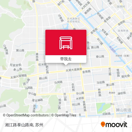 湘江路泰山路南地图
