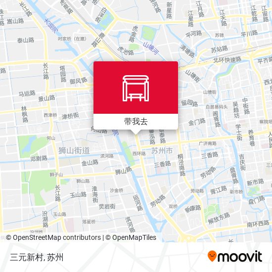 三元新村地图