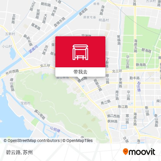 碧云路地图