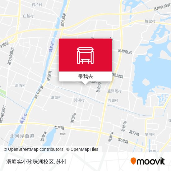 渭塘实小珍珠湖校区地图