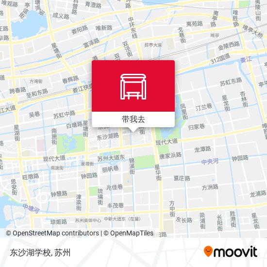 东沙湖学校地图