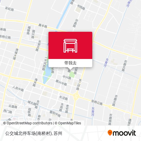 公交城北停车场(南桥村)地图