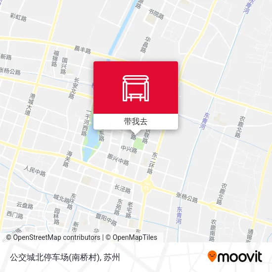 公交城北停车场(南桥村)地图