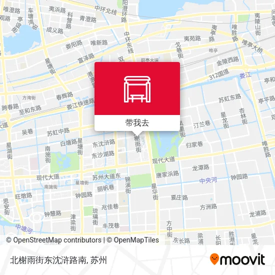 北榭雨街东沈浒路南地图