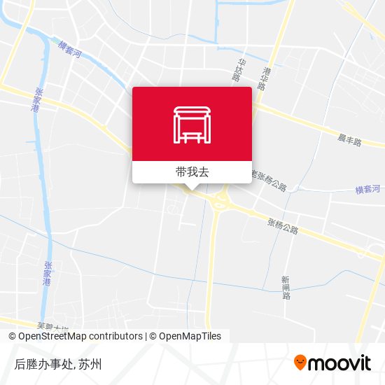 后塍办事处地图