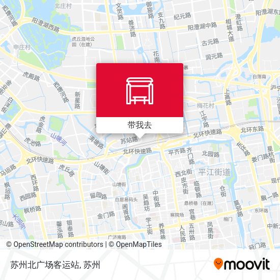 苏州北广场客运站地图