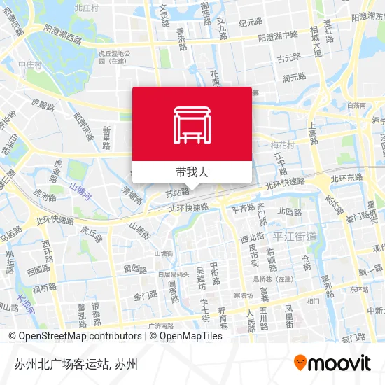 苏州北广场客运站地图