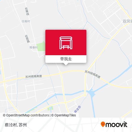 蔡泾村地图