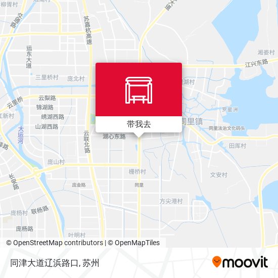 同津大道辽浜路口地图