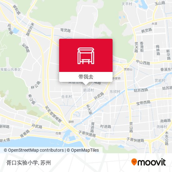 胥口实验小学地图