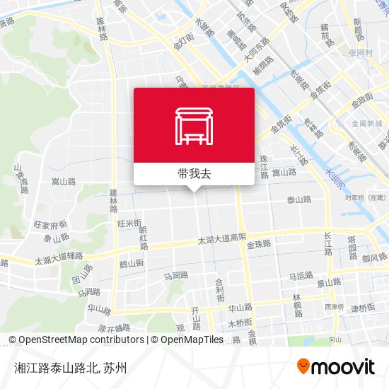 湘江路泰山路北地图
