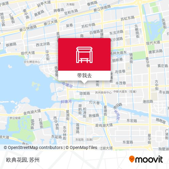 欧典花园地图