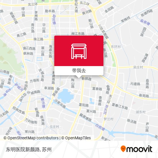 东明医院新颜路地图