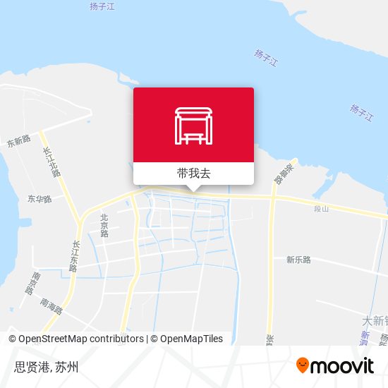 思贤港地图