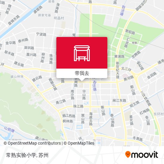 常熟实验小学地图