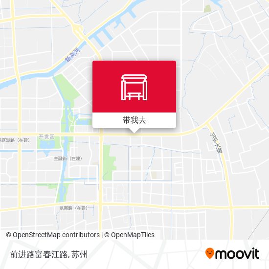 前进路富春江路地图