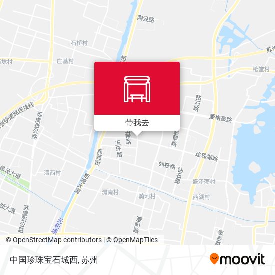 中国珍珠宝石城西地图