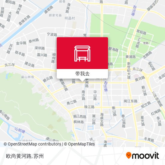 欧尚黄河路地图