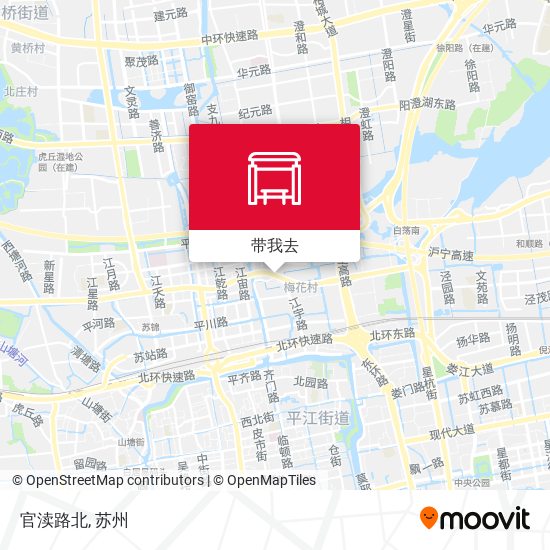 官渎路北地图