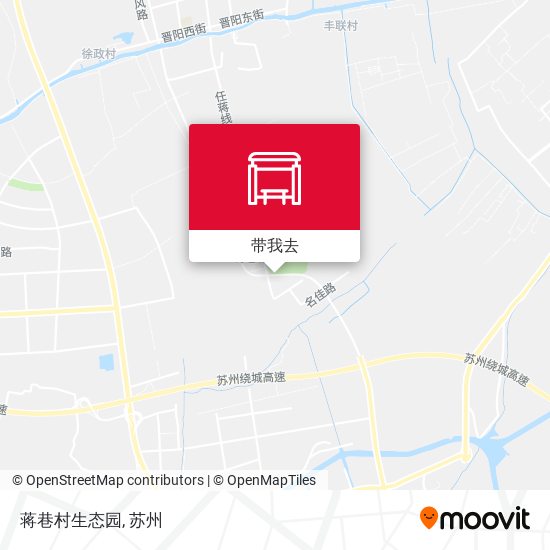 蒋巷村生态园地图