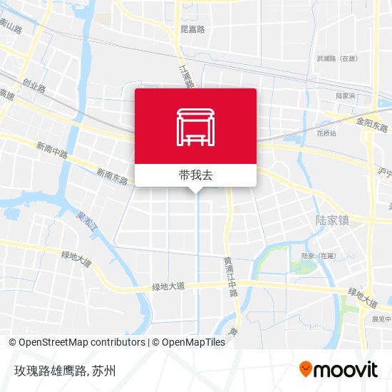 玫瑰路雄鹰路地图