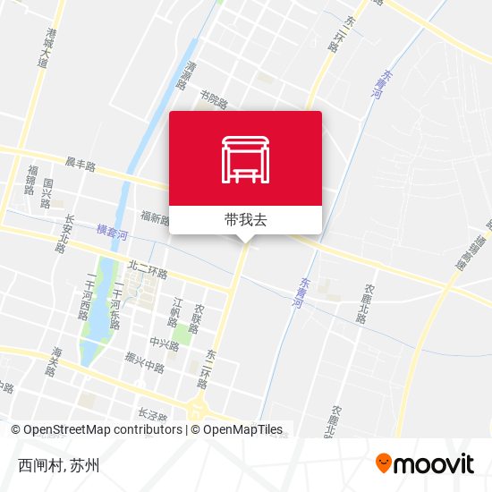 西闸村地图