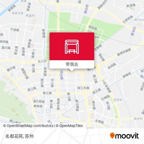 名都花苑地图