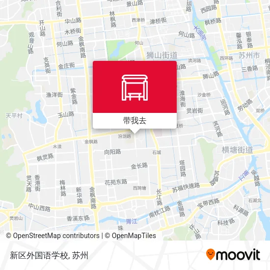 新区外国语学校地图