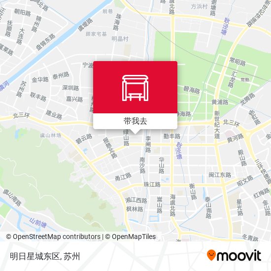 明日星城东区地图